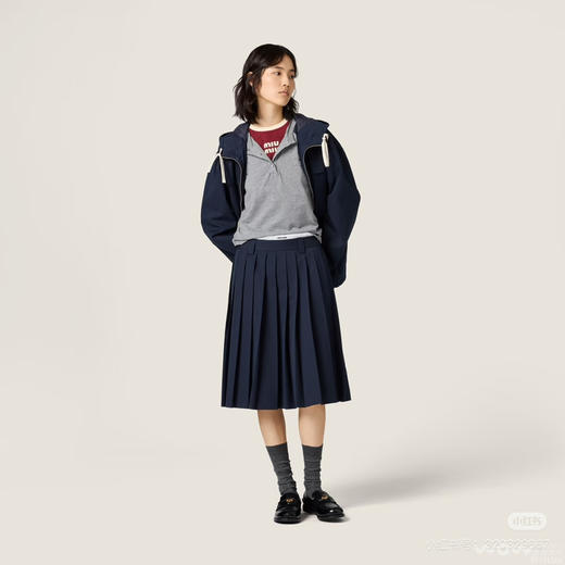 Miu 2026早春撞色亨利领Tee恤031601 商品图7