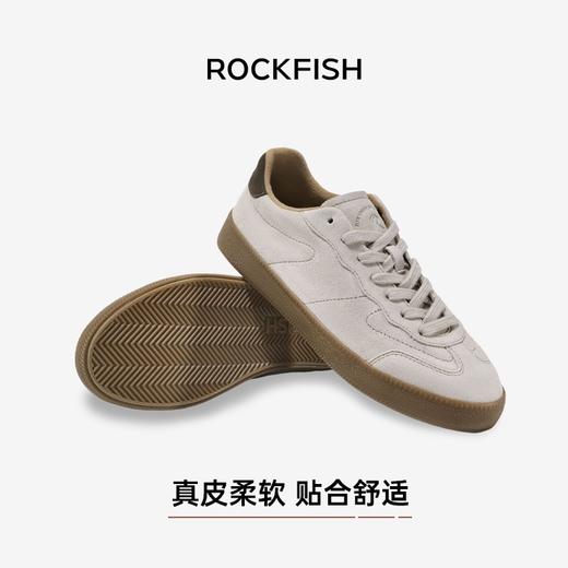 Rockfish 901复古德训休闲鞋复古经典反绒皮面运动鞋板鞋 商品图1