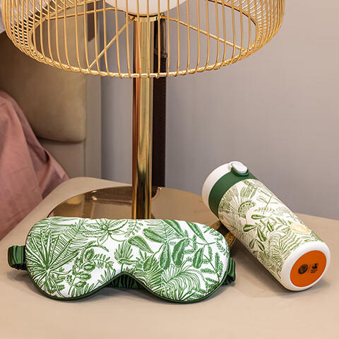 罗莱悦礼-巴黎花园系列-弹跳保温杯/眼罩 商品图2