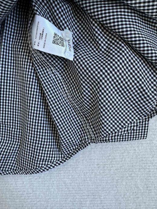 F031655春夏新品挺括感十足通勤休闲小细格纹牛津纺长袖衬衫 商品图4