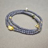 和田玉青海烟紫精美小米珠手串 312-23 商品缩略图5