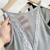 解锁氛围感穿搭【QINGFAN 法式性感U领蕾丝背心】小心机设计感 温柔又性感 螺纹棉亲肤透气 春夏内搭外穿显瘦 内搭衬衫 外搭牛仔西装LYZ 商品缩略图4
