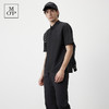 Marc O'Polo/MOP夏季新款高级黑色梭织舒适商务休闲短袖POLO衫男 商品缩略图3
