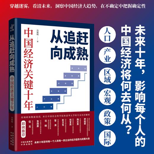 从追赶向成熟：中国经济关键十年；穿越迷雾，看清未来，洞案中国经济大趋势，在不确定中把握确定性 商品图0