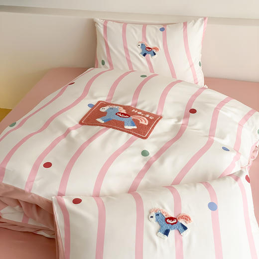 【品牌直发】加倍生活 50支数码全棉长绒棉纯棉毛巾绣四件套 6色可选 商品图4