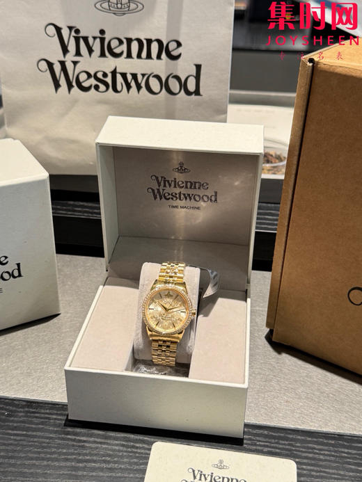 原单薇薇安西太后VV327 女士石英腕表 表径32mm 叛逆时光 优雅绽放 商品图2