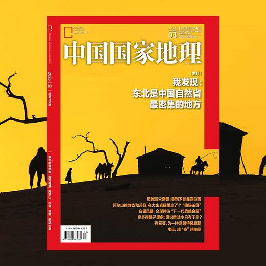 《中国国家地理》2026年3月刊  东北的自然省 洞穴奇景 阿尔山 水母 白银 柴达木泉 商品图0