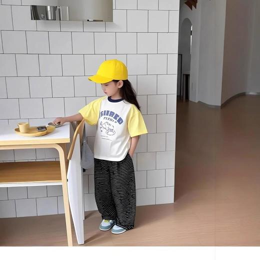 【29.9元2件】专一夏季女童纯棉短袖T恤韩版洋气上衣新款儿童T恤童装90-170 商品图2