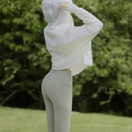 Mylyis 9分口袋高腰瑜伽裤 55501  L家同款口袋神酷 可以插兜的瑜伽裤/打底裤leggings 四面高弹+全身四针六线无缝缝纫 穿出2米大长腿 商品图8