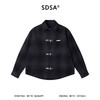 SDSA男装2026新款高贵轻奢格纹飞机扣长袖衬衫潮酷设计高街风上衣 商品缩略图0