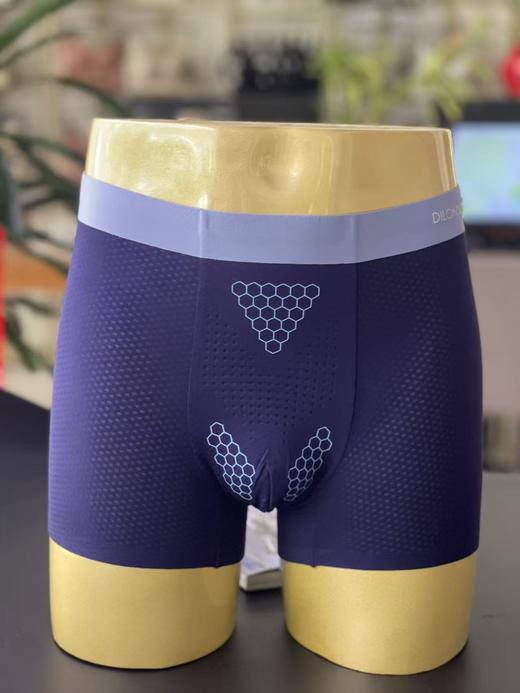 迪兰多男士超细旦莫代尔提花透气网孔内裤高弹力细腻手感22906742-43-44 商品图5