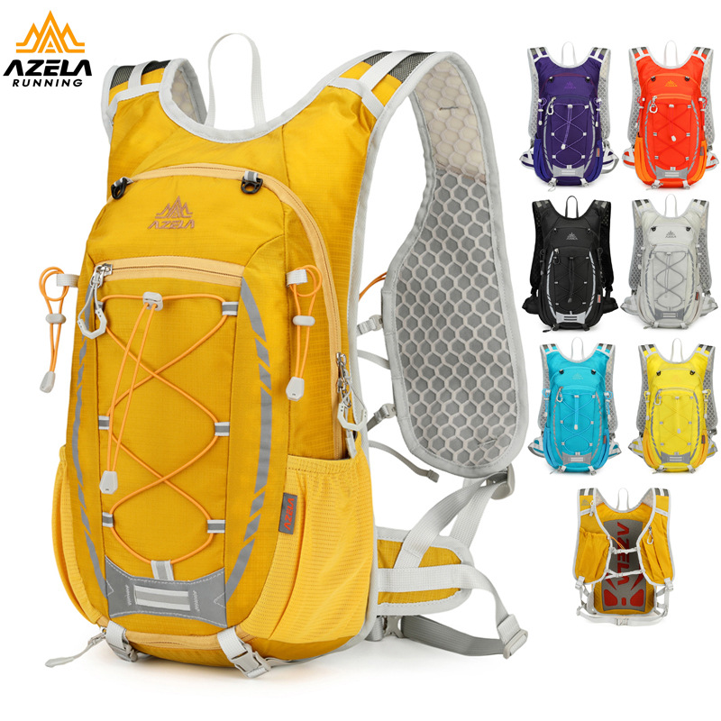 阿泽拉/20L户外运动双肩包轻便骑行登山包露营防泼水休闲旅行背包