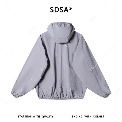 SDSA男装2026新款高贵轻奢时尚简约纯色拉链立领夹克外套户外百搭 商品图4