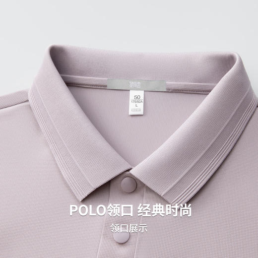 【10A抑菌&凉感】圣得西短袖男款polo衫2026春季薄款简约商务上衣 商品图6