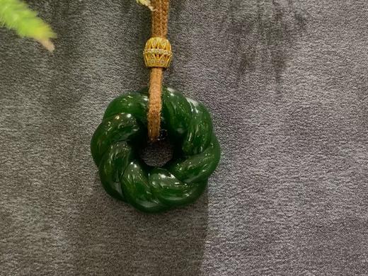 【御珠宫坊】碧玉莫比乌斯环吊坠 商品图0