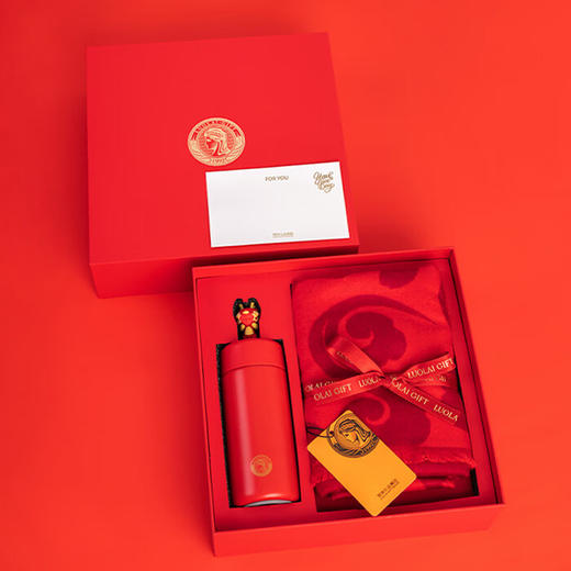 罗莱悦礼-礼赞系列-小龙杯围巾礼盒 商品图1