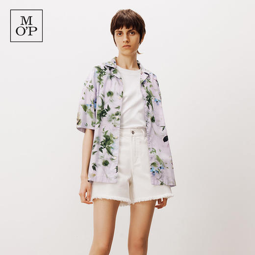 Marc O'Polo/MOP【沈腾同款】夏季新款艺术家联名短袖衬衫男女款 商品图0