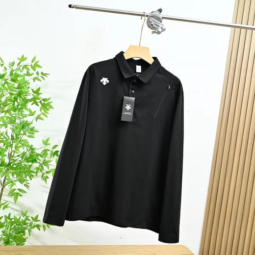 F031619春季新款简约运动休闲排汗吸湿通勤百搭长袖Polo衫 商品图8