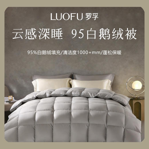 罗孚 95白鹅绒 云感深睡 春/秋被 商品图0