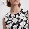 Marc O'Polo/MOP夏季新款好看黑白自然植物印花长款无袖连衣裙女 商品缩略图4