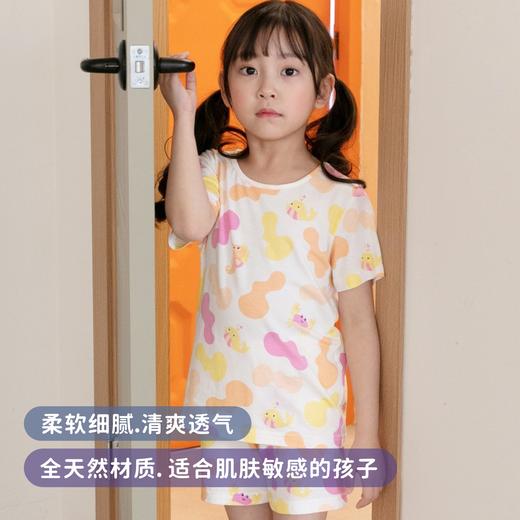 【丝麻棉 短袖套】韩国moimoi春夏5分短袖家居服套装 商品图3