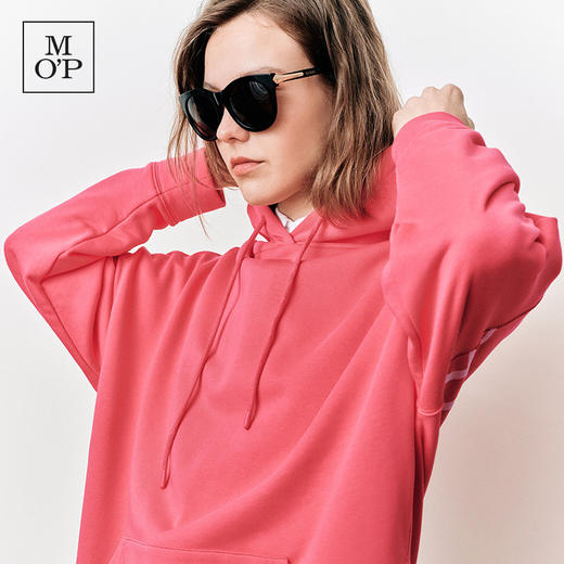 Marc O'Polo/MOP25春秋季新款品牌logo印花上衣纯棉连帽卫衣女士 商品图4