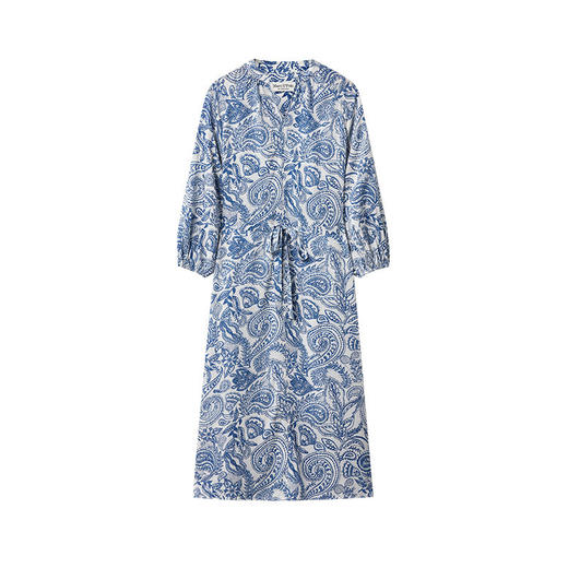 Marc O'Polo/MOP 2025夏季新款V领气质长裙佩斯利印花连衣裙女士 商品图4