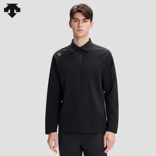 F0316104男士运动休闲通勤百搭半拉链polo长袖上衣 商品图4