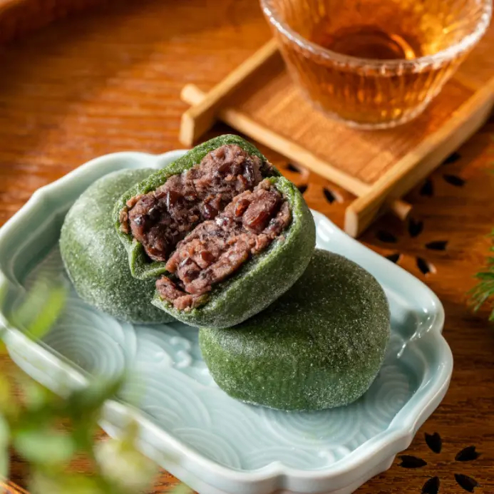 【预售7天后发货】菜菜家古早味青团|新鲜艾草+糯米捶打，糯叽叽会拉