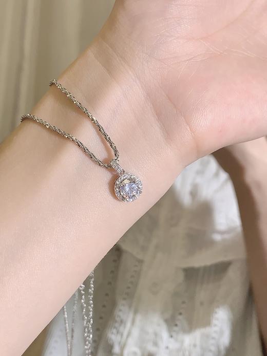 卡蒂罗KADER 璀璨星点项链 925银碎冰冰小众显白气质氛围感满天星星光锁骨链 甜美女生温柔浪漫百搭 商品图5