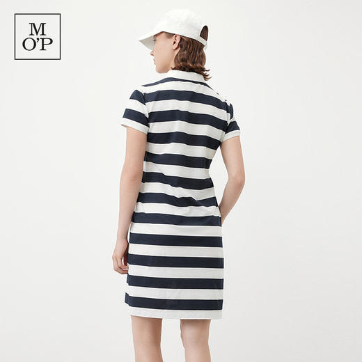 Marc O'Polo/MOP夏季新款好看品牌经典设计条纹收腰POLO连衣裙女 商品图3