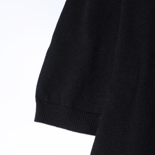 26MY02SDSA男装2026新款高贵轻奢时尚简约翻领针织短袖T恤百搭时尚上衣 商品图4