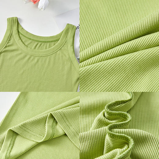 超值49元任选2件！！「美U螺纹小背心 」大弹力不紧绷 轻薄透气 舒适亲肤 U型美背设计 商品图5