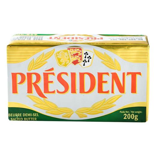 总统牌含盐黄油块200g 商品图0