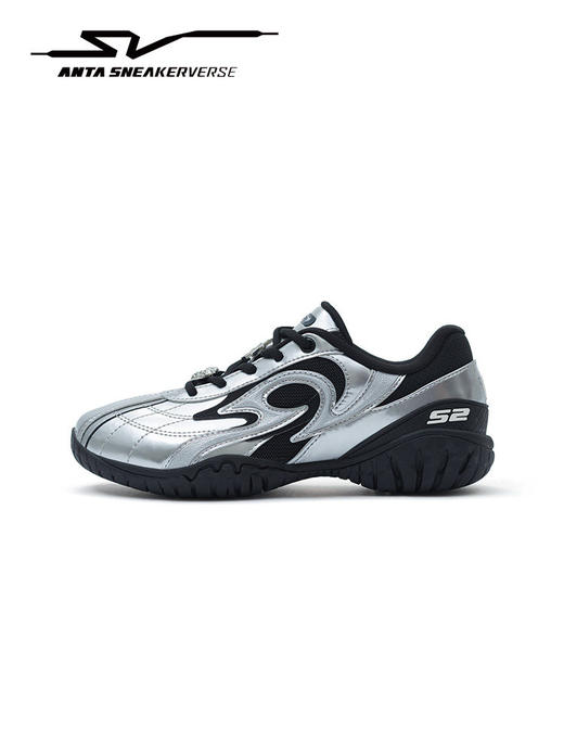 安踏SV Thorn 荆棘丨潮流赛车鞋女休闲黑白百搭运动鞋122618811V 商品图2