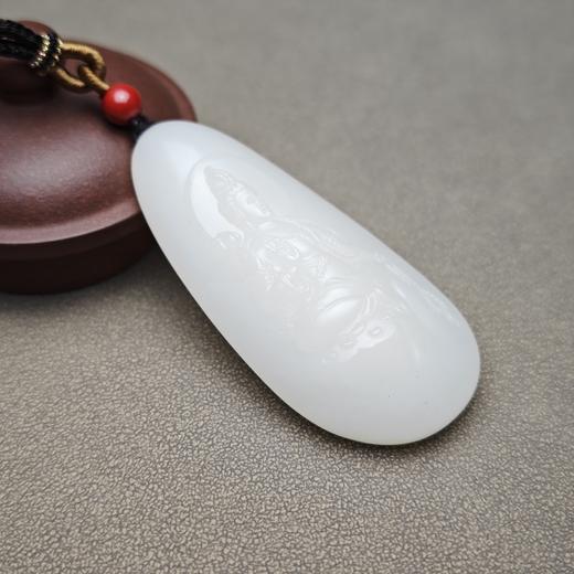 新疆和田玉且末料羊脂玉精品观音牌 312-1 商品图2