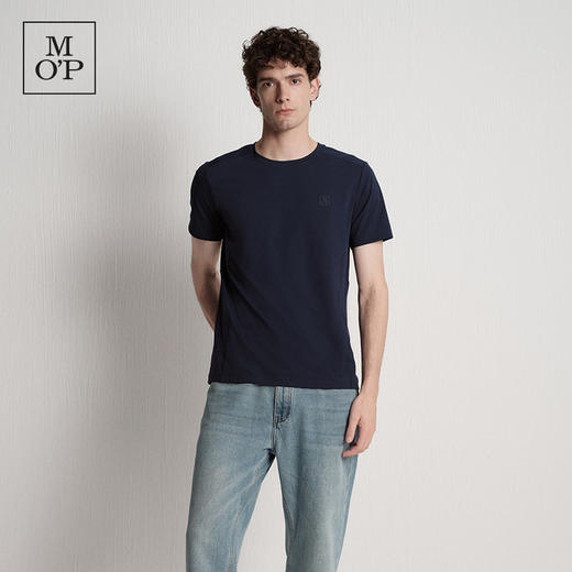 Marc O'Polo/MOP夏季新款高级休闲百搭纯色运动短袖T恤男士上衣 商品图0