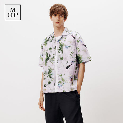 Marc O'Polo/MOP【沈腾同款】夏季新款艺术家联名短袖衬衫男女款 商品图3