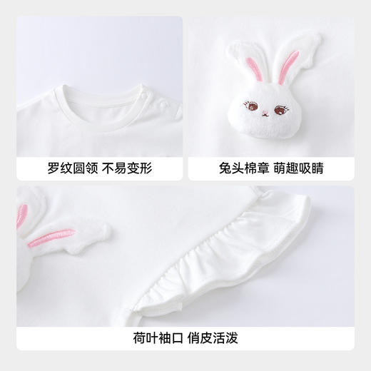 【实体店同款】女童圆领上衣夏季新款安奈儿童装XG621200 商品图4