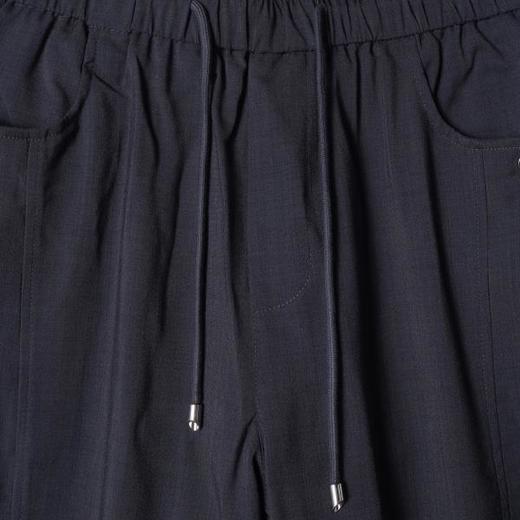 SDSA男装2026新款高贵轻奢美式纯色抽绳束腰阔腿休闲裤百搭时尚 商品图1