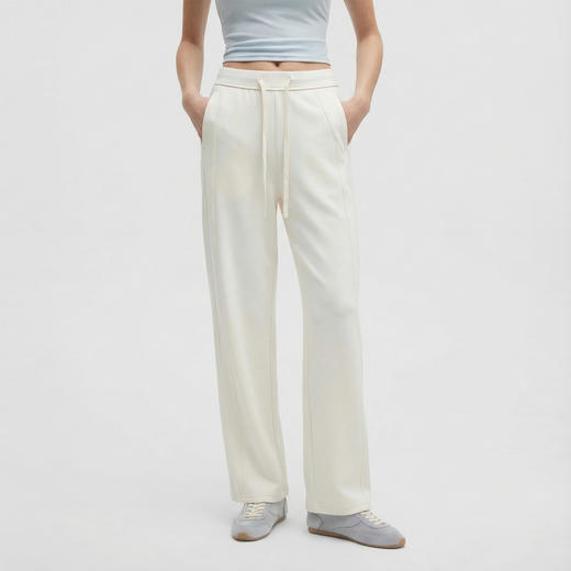 下单10-15天发货【2026年新款】修腿直筒裤  日本进口宾霸铜氨丝 桑蚕丝 侧缝线前移修胯显直腿 晓星氨纶 直筒裤2660 商品图0