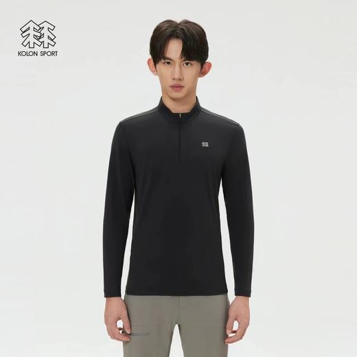 F031651吸湿速干T恤男女S-FUNCTIONAL亲肤柔软半拉链长袖T恤 商品图8