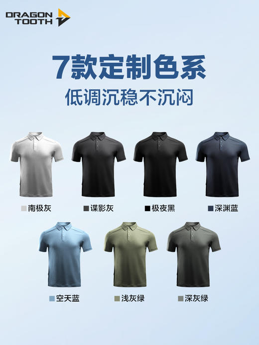 五代龙牙阿波罗POWER DRY短袖POLO 商品图4