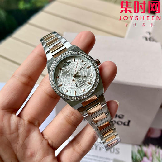 原单薇薇安西太后 女士石英腕表 印花纹路 表径34mm 商品图8
