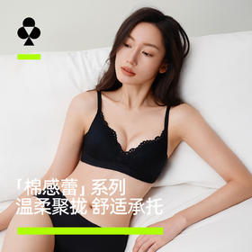 【新品上新】有棵树小胸聚拢无钢圈防下垂蕾丝文胸-B6176