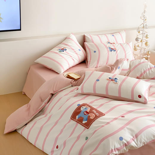 【品牌直发】加倍生活 50支数码全棉长绒棉纯棉毛巾绣四件套 6色可选 商品图2