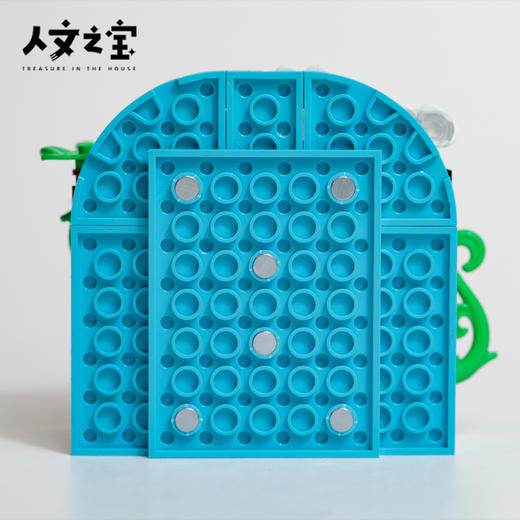 【人文之宝】鲁迅系列·积木冰箱贴（百草园） 商品图4