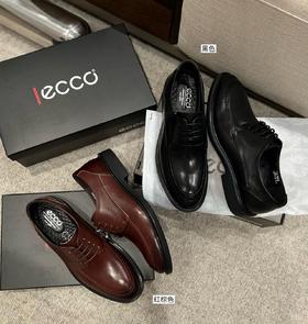 26春季新款！懒人必备一脚蹬！ecco男士通勤商务单鞋！经典之型，超高性价比