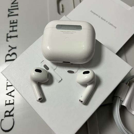 苹果新款 AirPods3 ［新三代］无线蓝牙耳机 官网版本安卓可用 商品图1