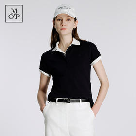 Marc O'Polo夏季新款好看品牌经典时尚修身休闲短袖POLO衫女上衣